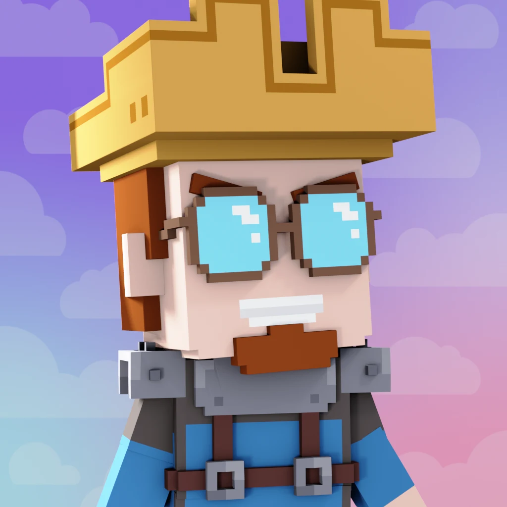 Pirate #4214 voxel render
