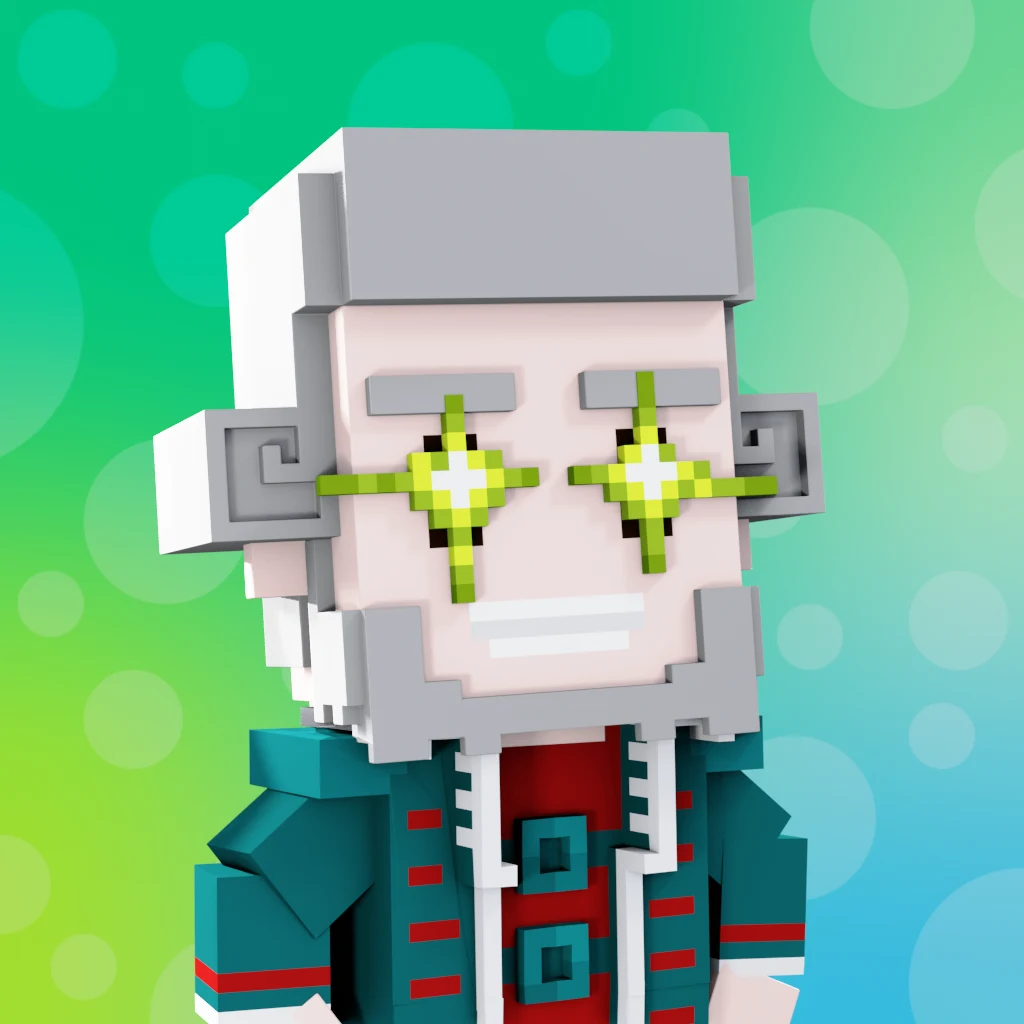 Pirate #4216 voxel render