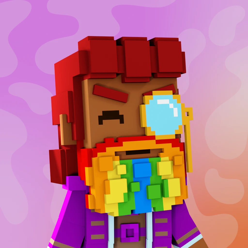 Pirate #4218 voxel render