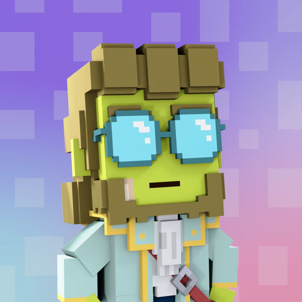 Pirate #4219 voxel render