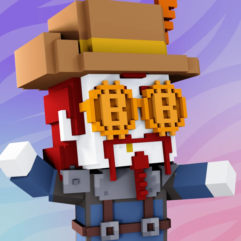 Pirate #422 voxel render