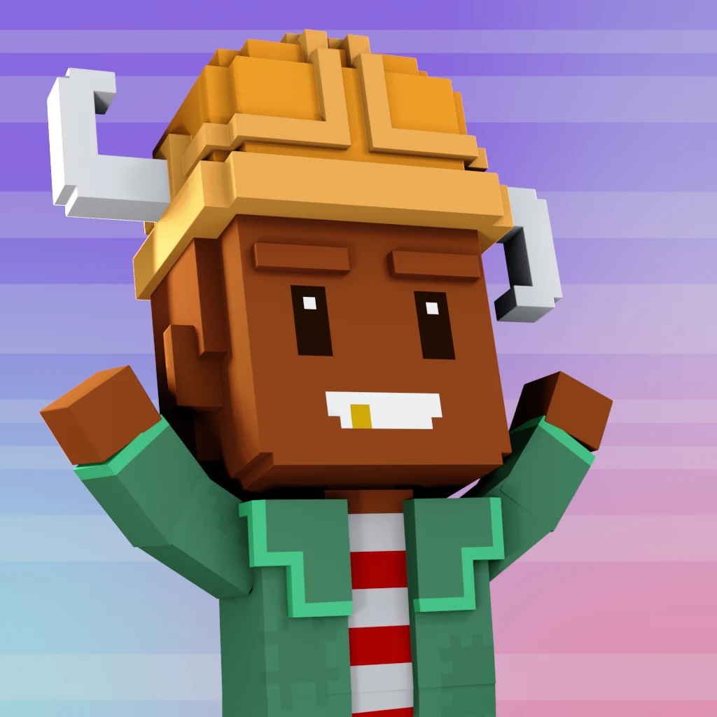 Pirate #4220 voxel render
