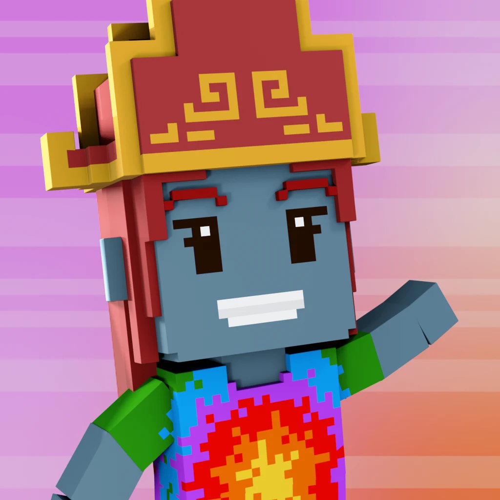 Pirate #4222 voxel render