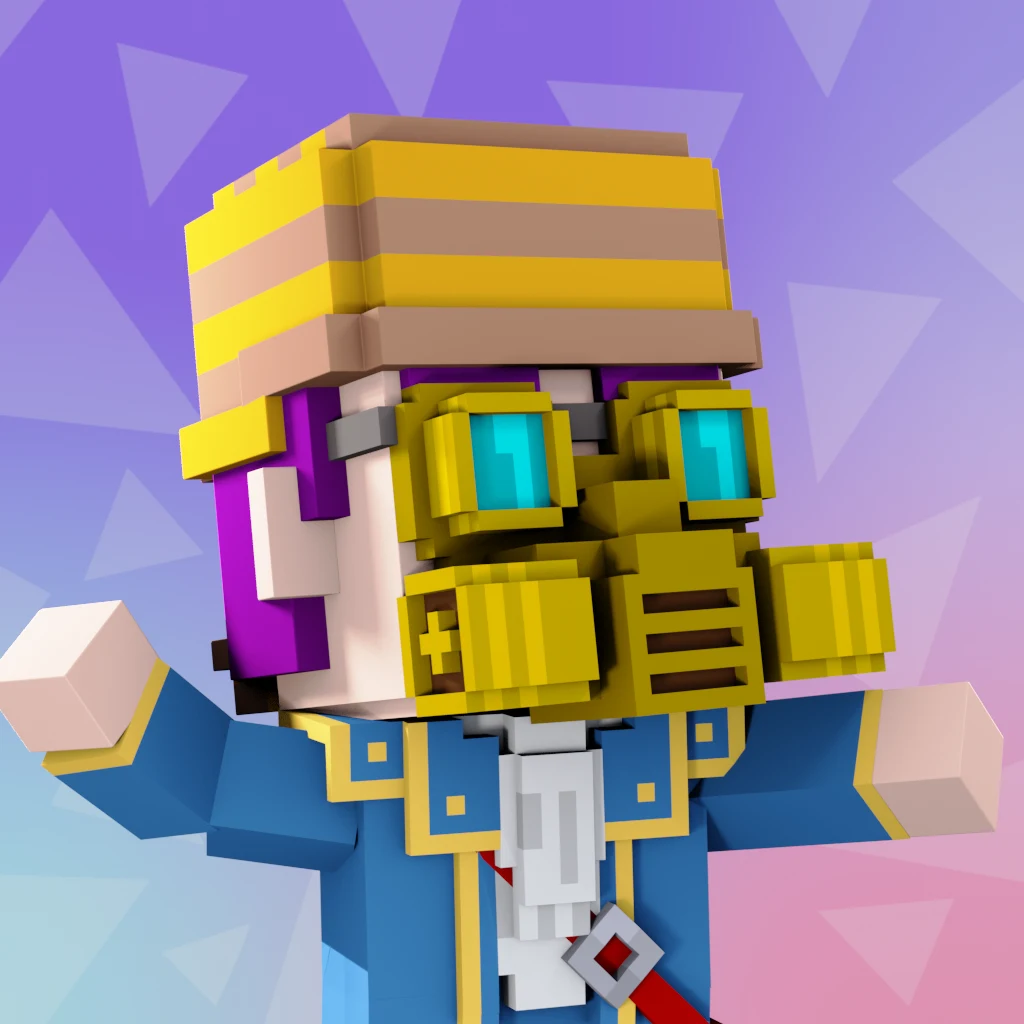 Pirate #4225 voxel render