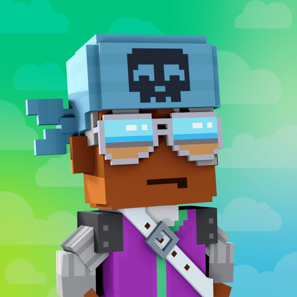 Pirate #423 voxel render