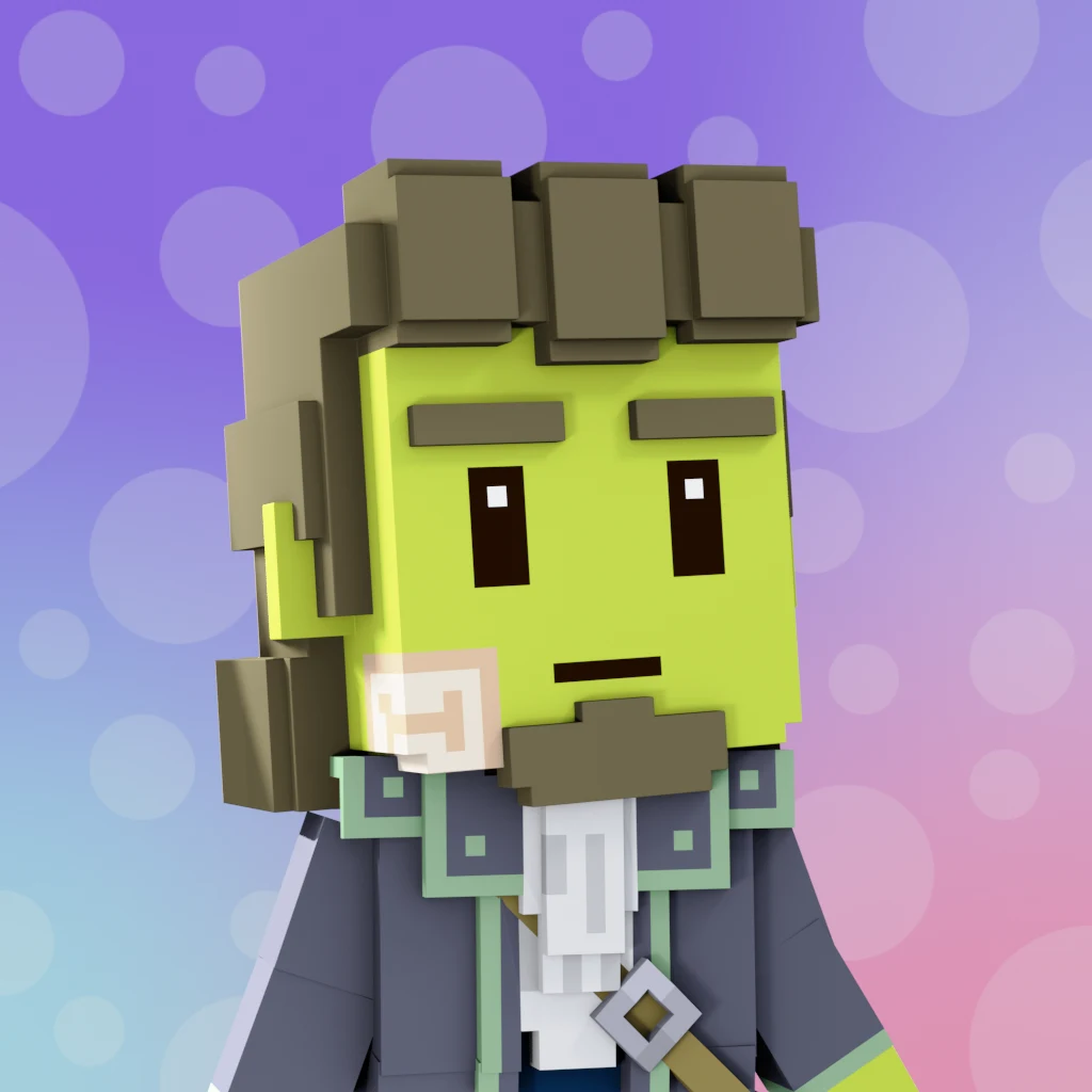 Pirate #4231 voxel render