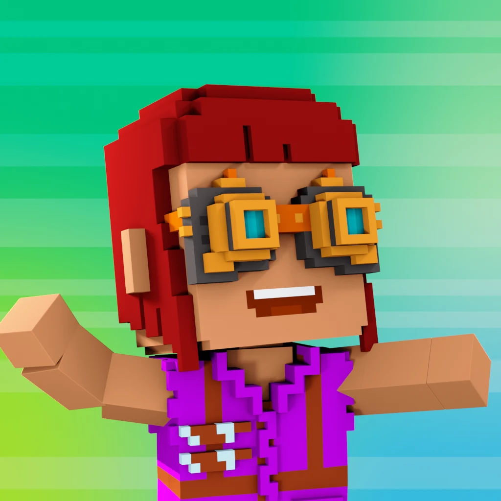 Pirate #4234 voxel render