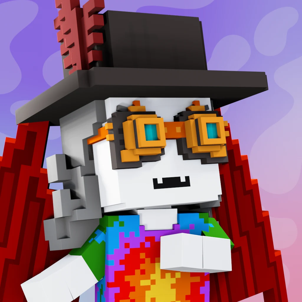 Pirate #4235 voxel render