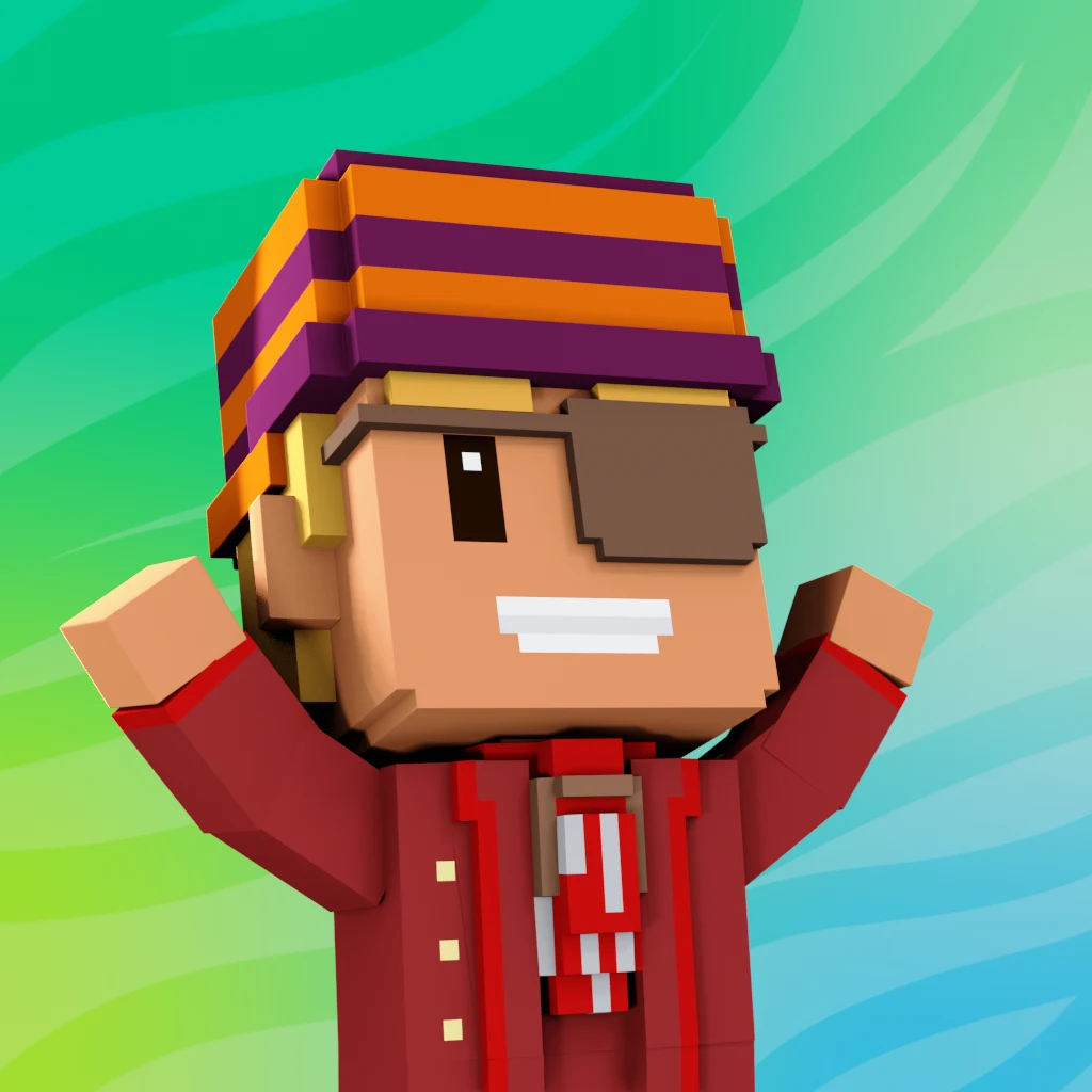 Pirate #4240 voxel render