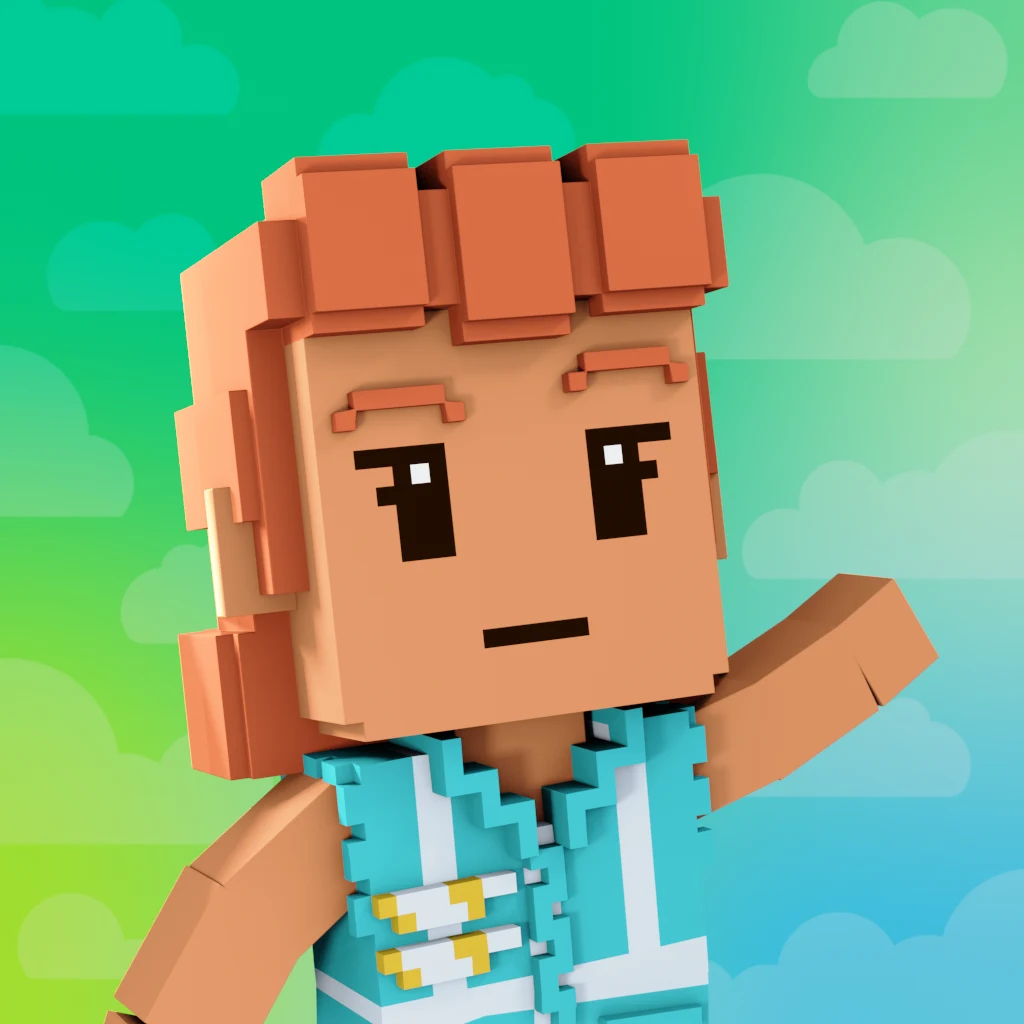 Pirate #4241 voxel render