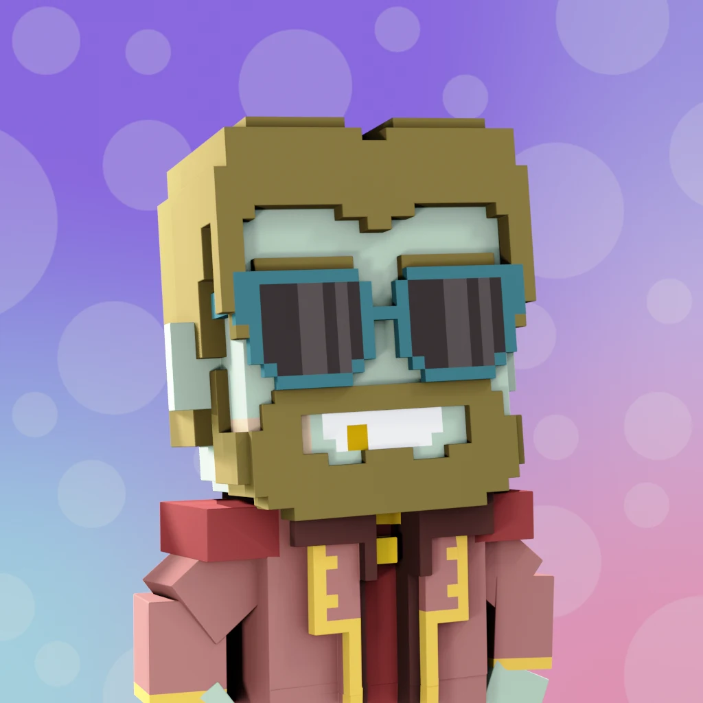 Pirate #4244 voxel render