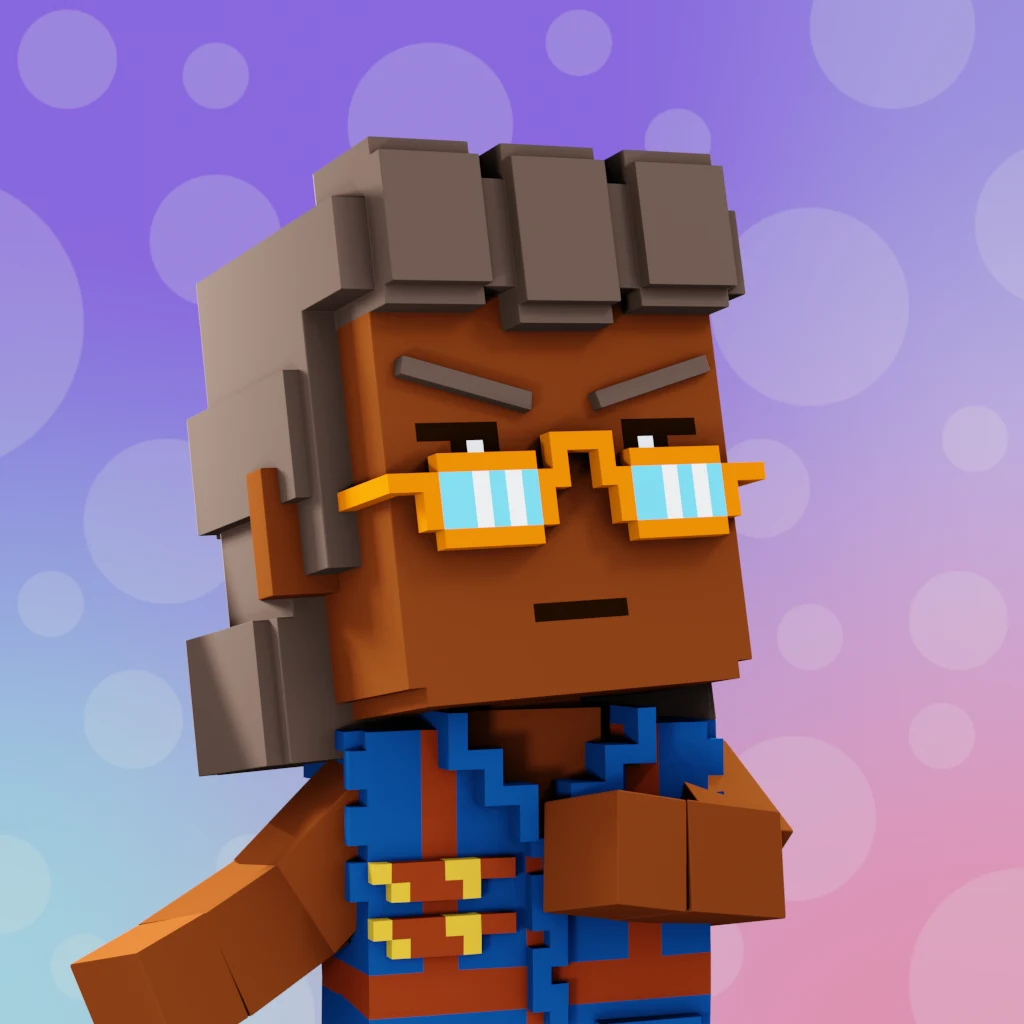 Pirate #4245 voxel render