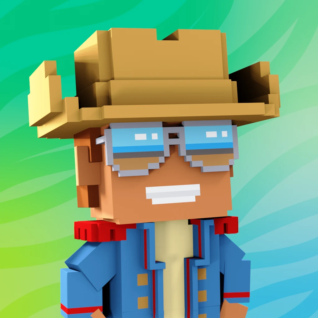 Pirate #4247 voxel render