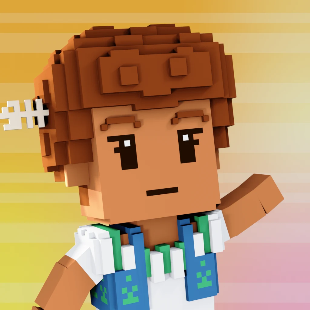 Pirate #4249 voxel render