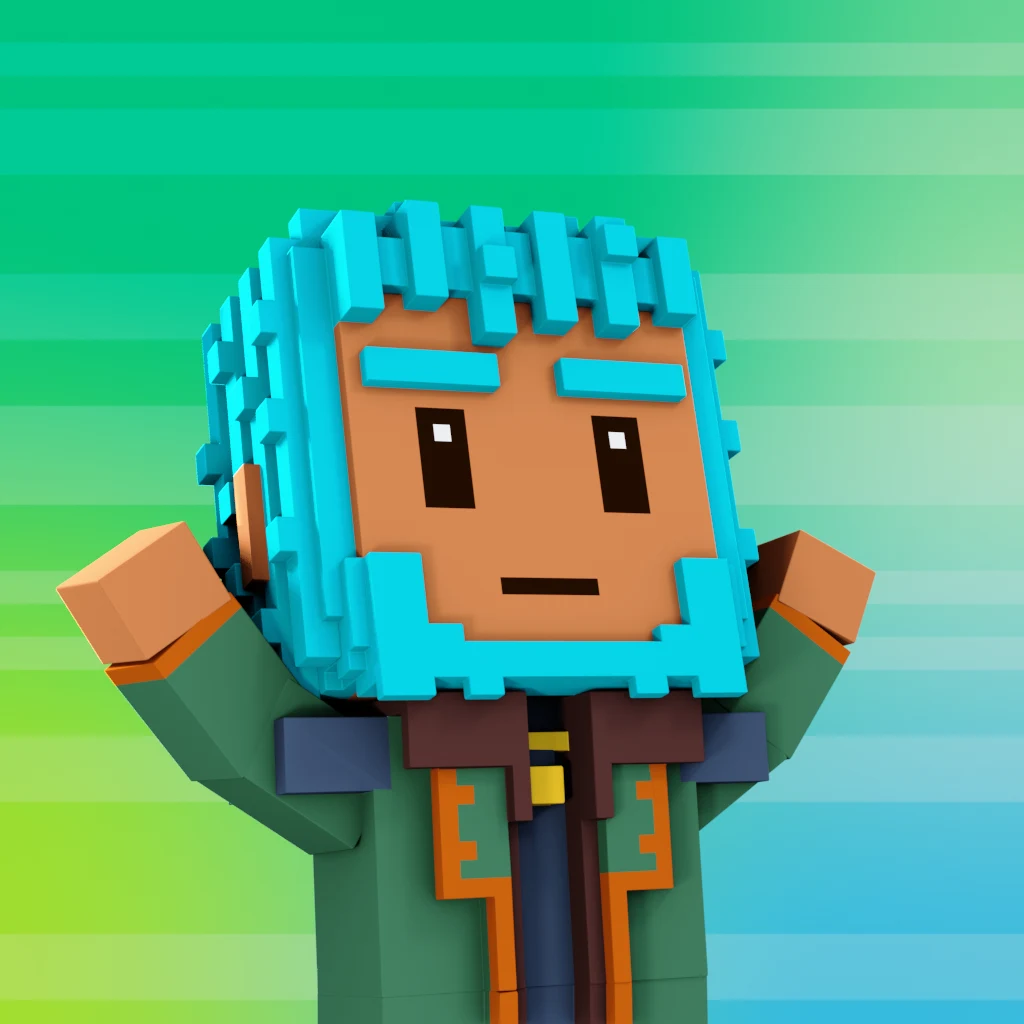 Pirate #425 voxel render