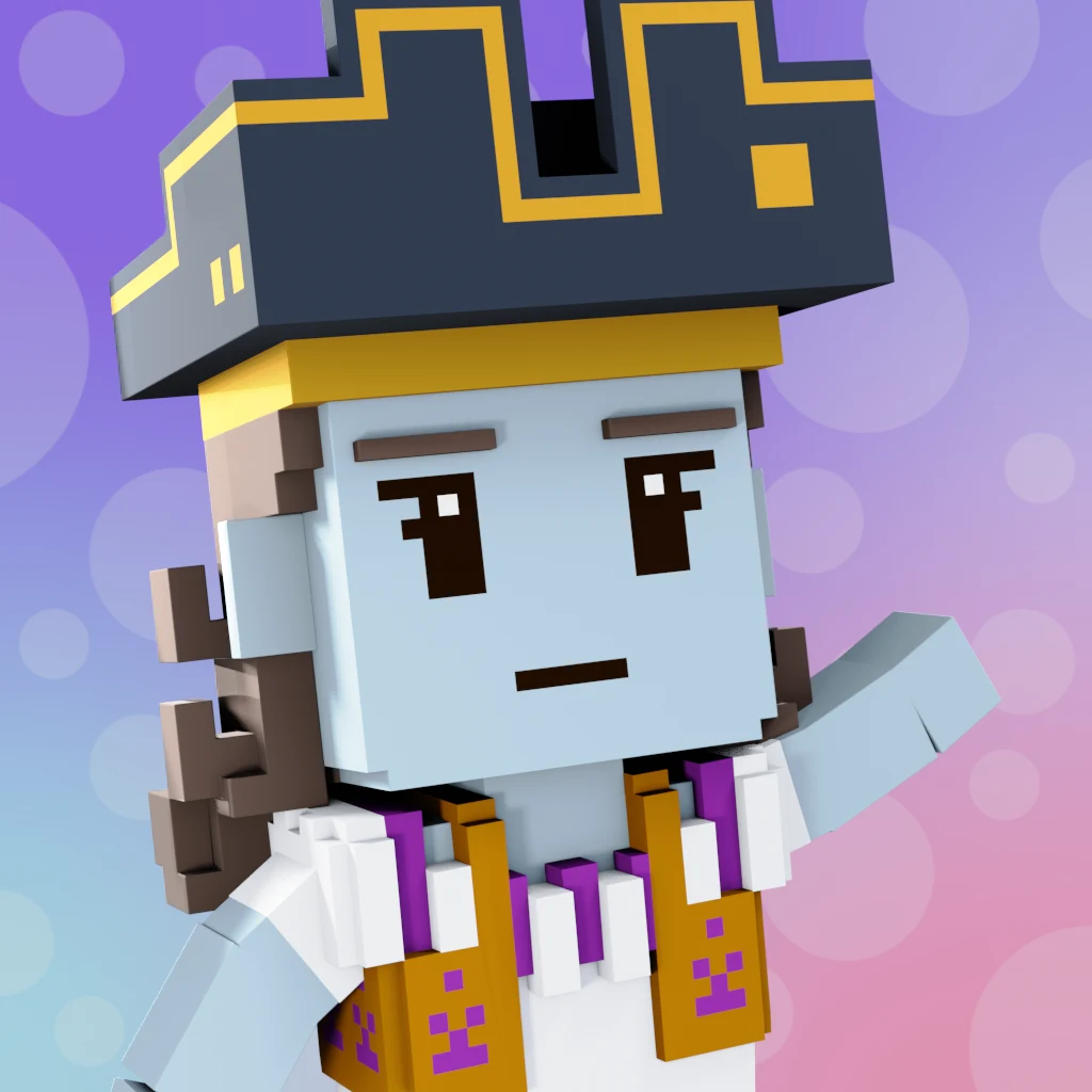 Pirate #4251 voxel render