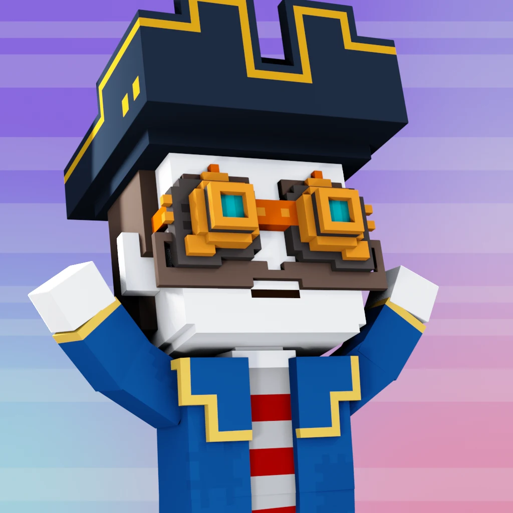 Pirate #4252 voxel render