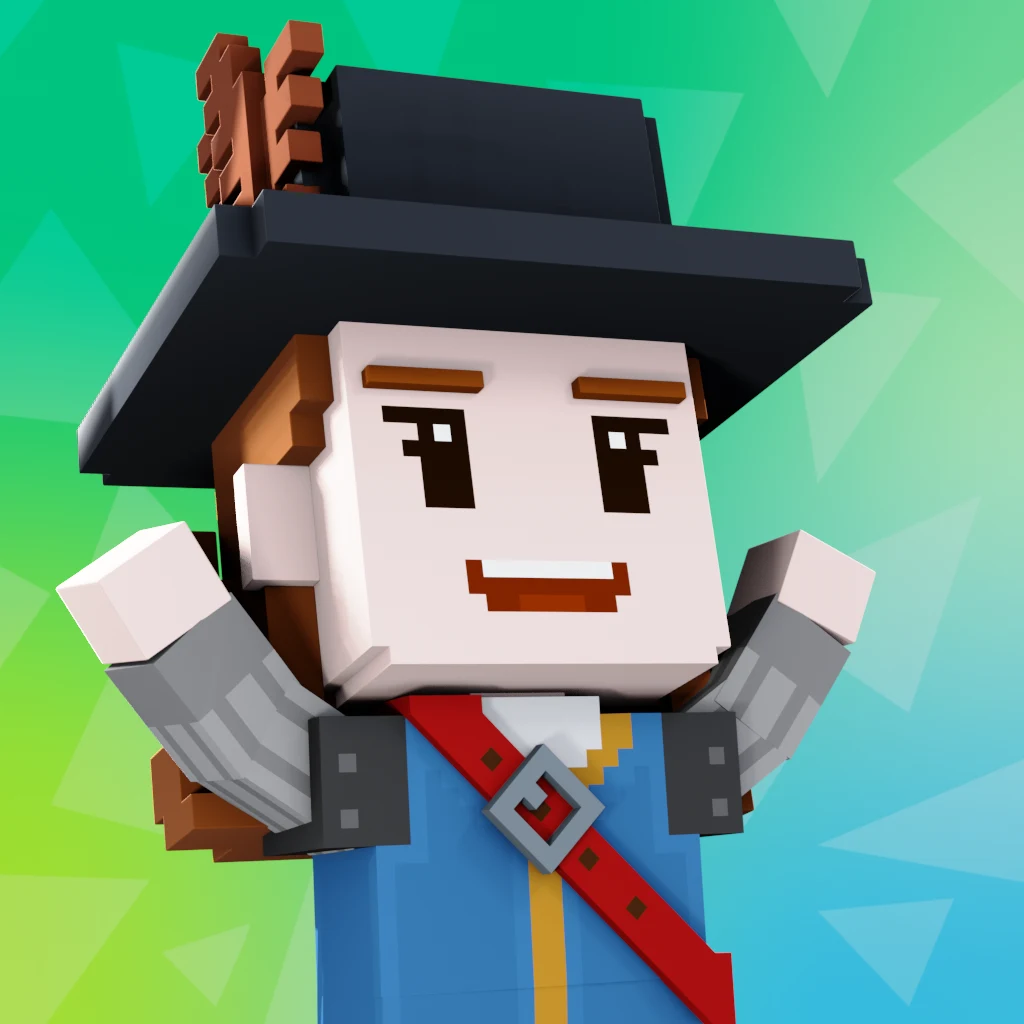 Pirate #4254 voxel render