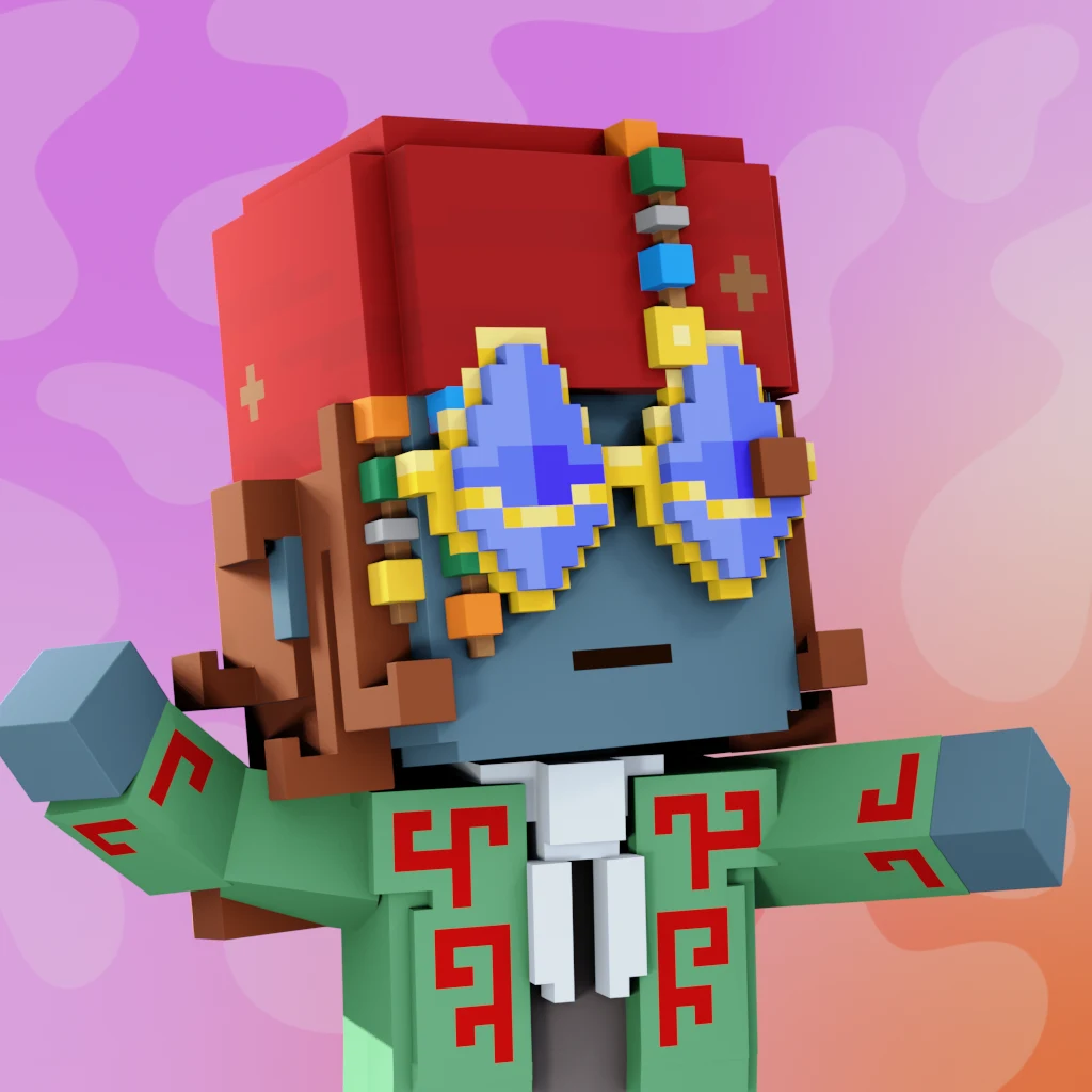 Pirate #4256 voxel render