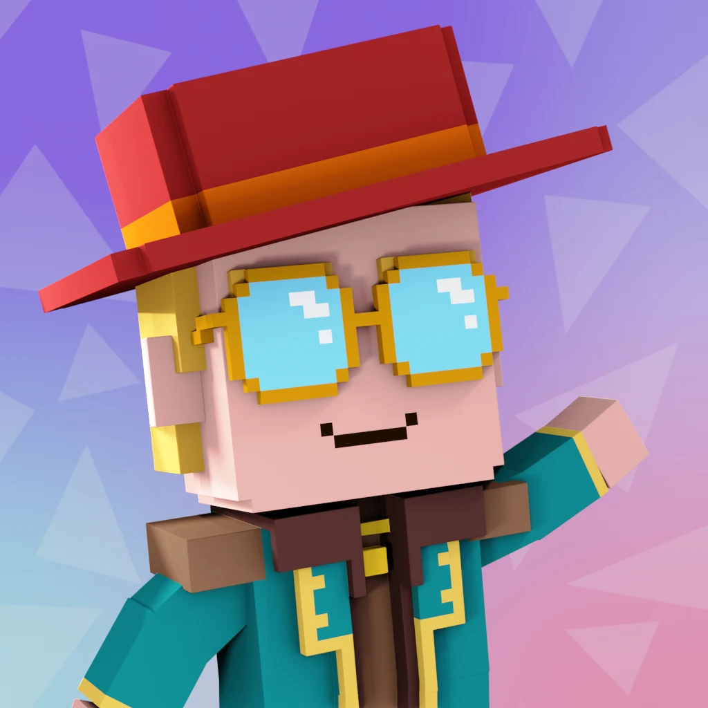 Pirate #4257 voxel render