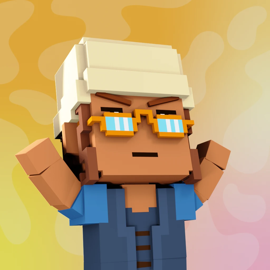 Pirate #4261 voxel render