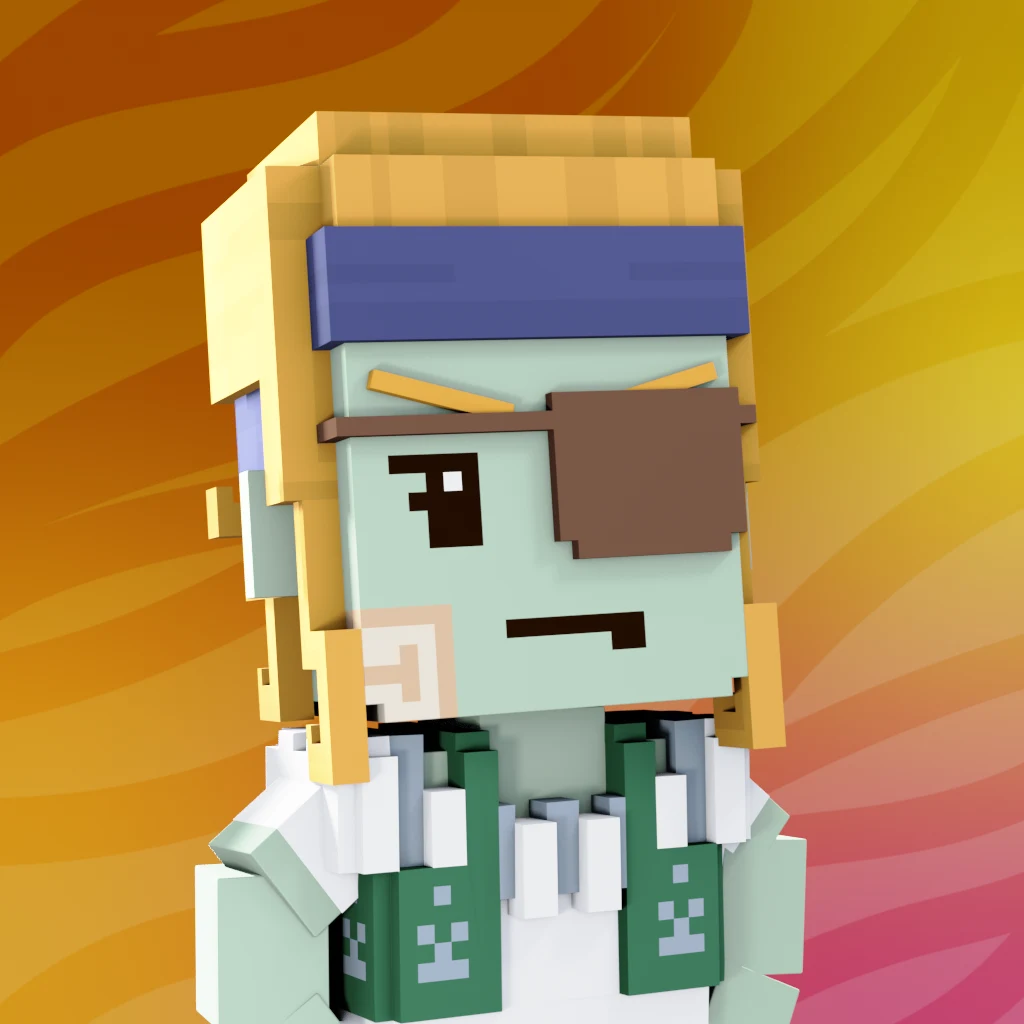 Pirate #4263 voxel render