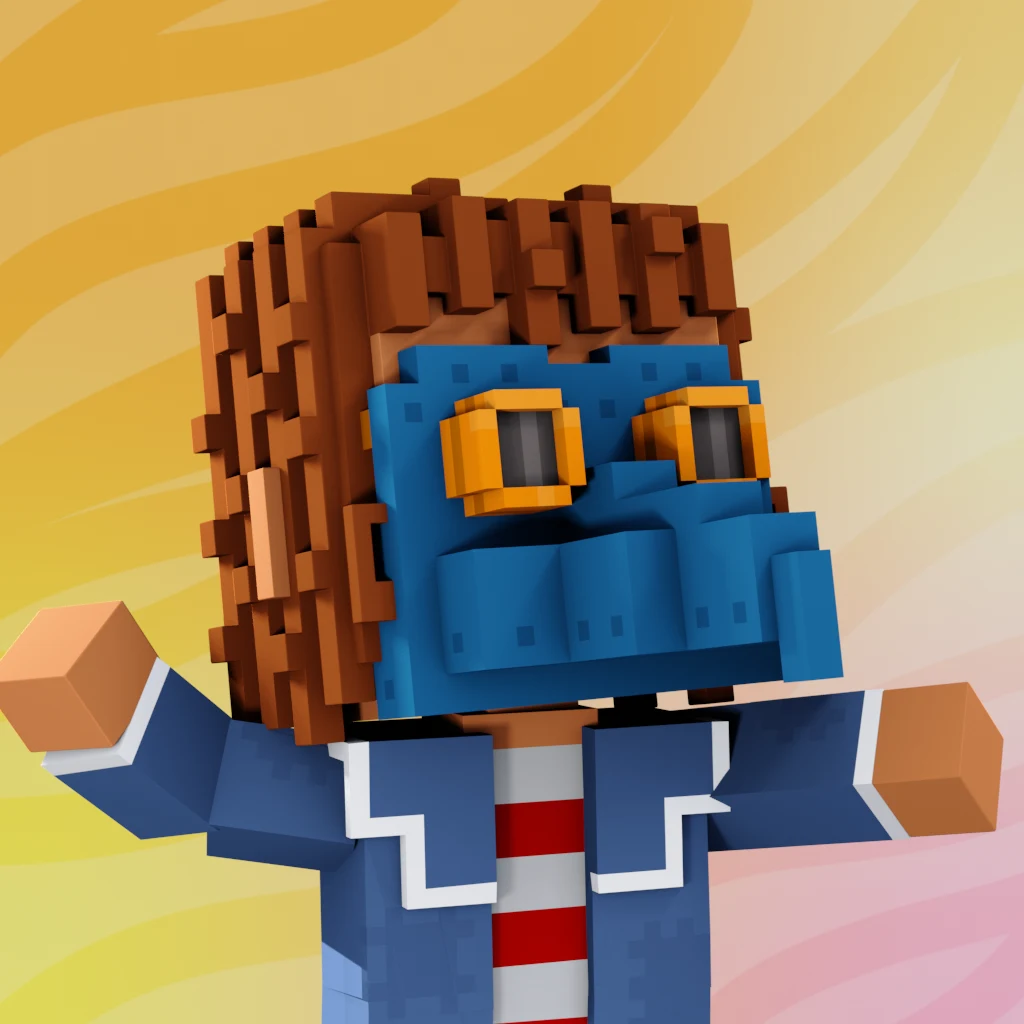 Pirate #4264 voxel render