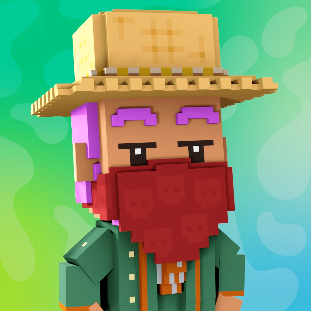 Pirate #4265 voxel render