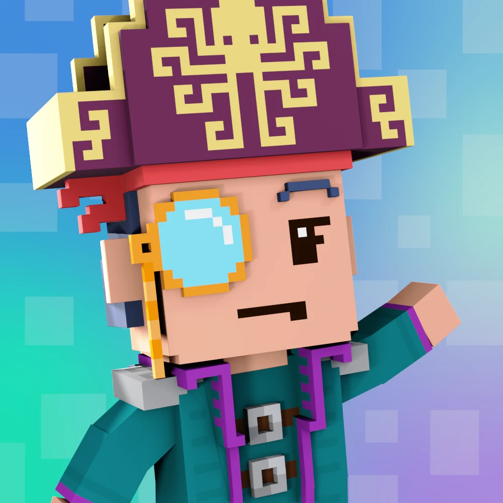 Pirate #427 voxel render