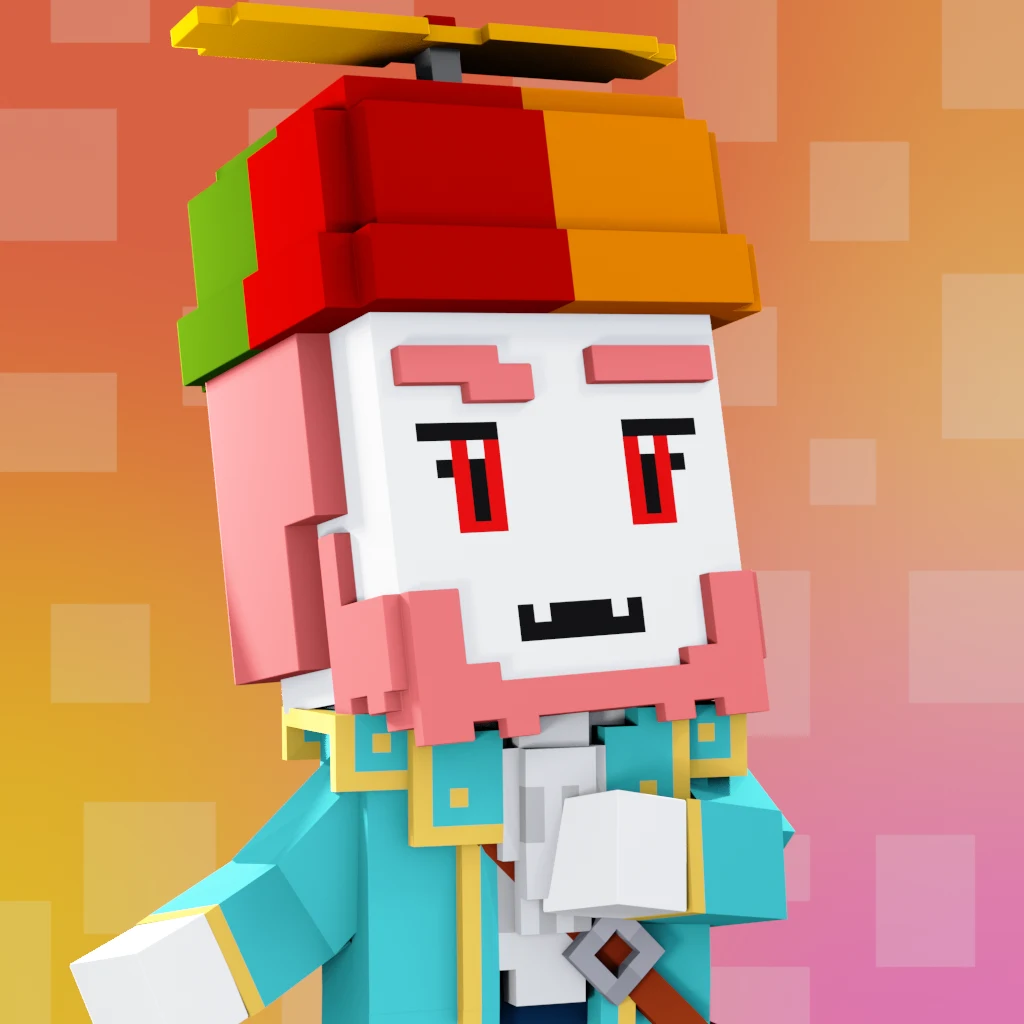 Pirate #4273 voxel render
