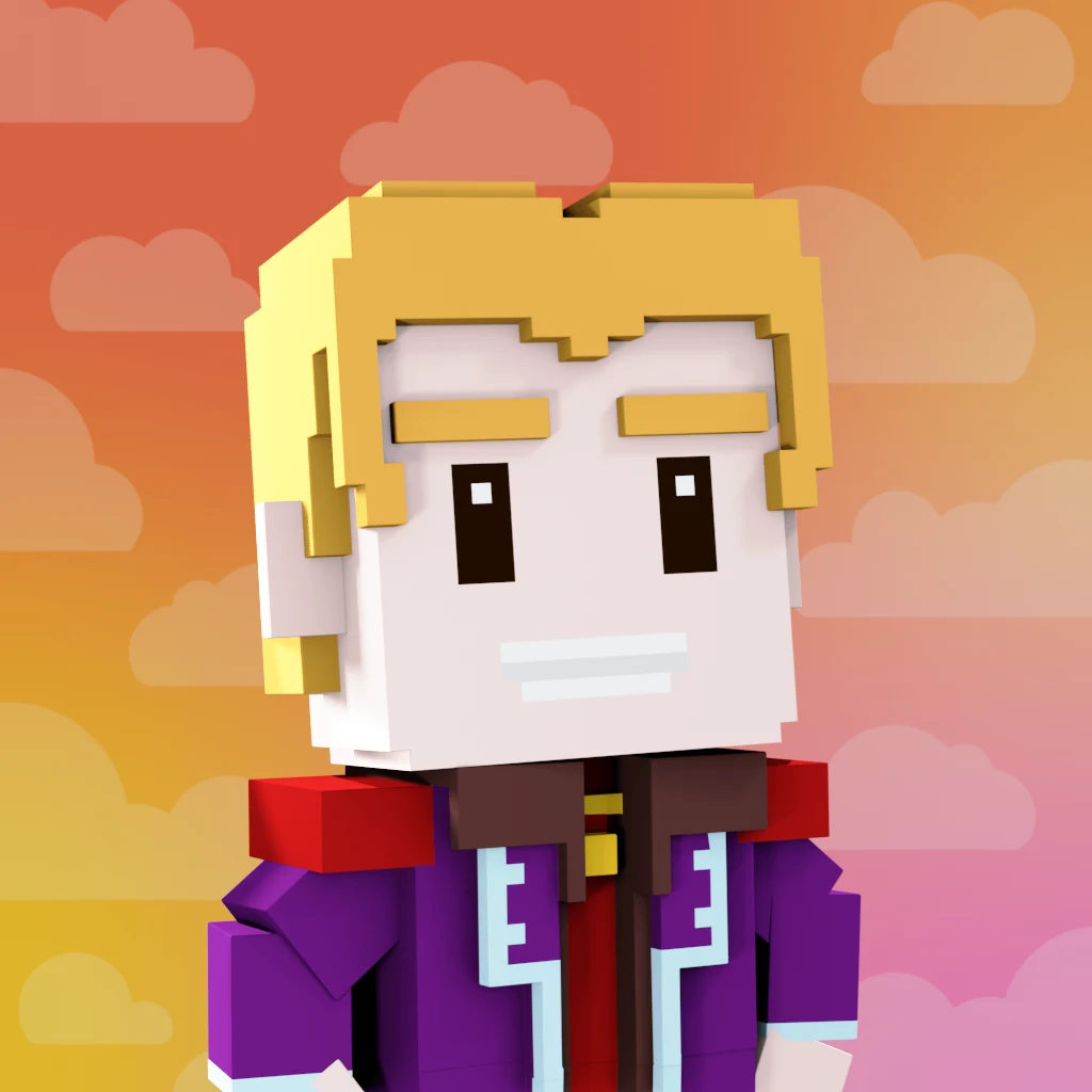 Pirate #4275 voxel render