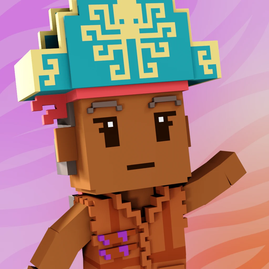 Pirate #4277 voxel render