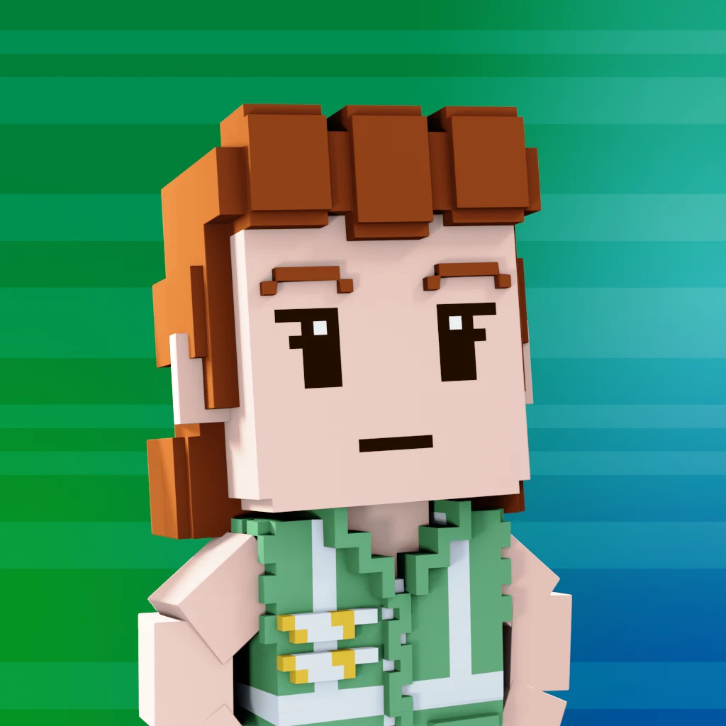 Pirate #4278 voxel render