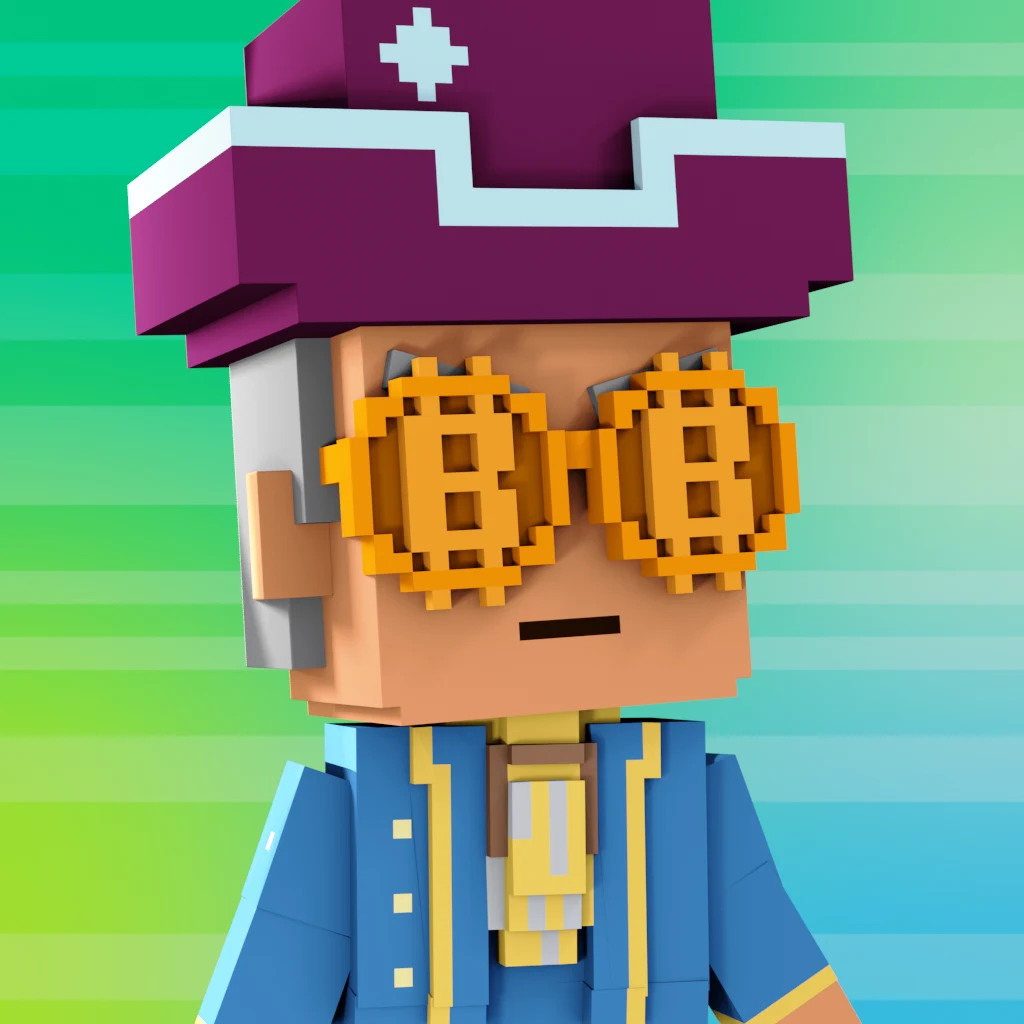 Pirate #4282 voxel render