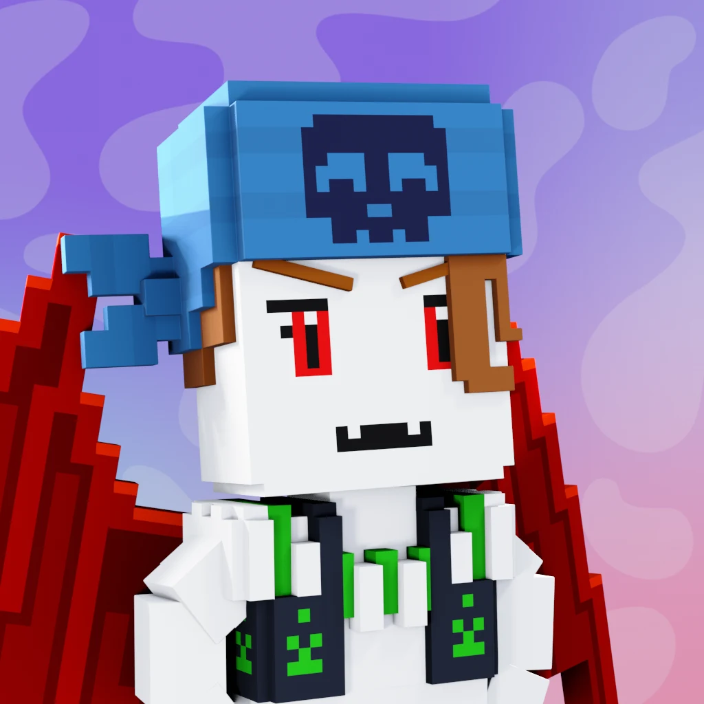 Pirate #4285 voxel render