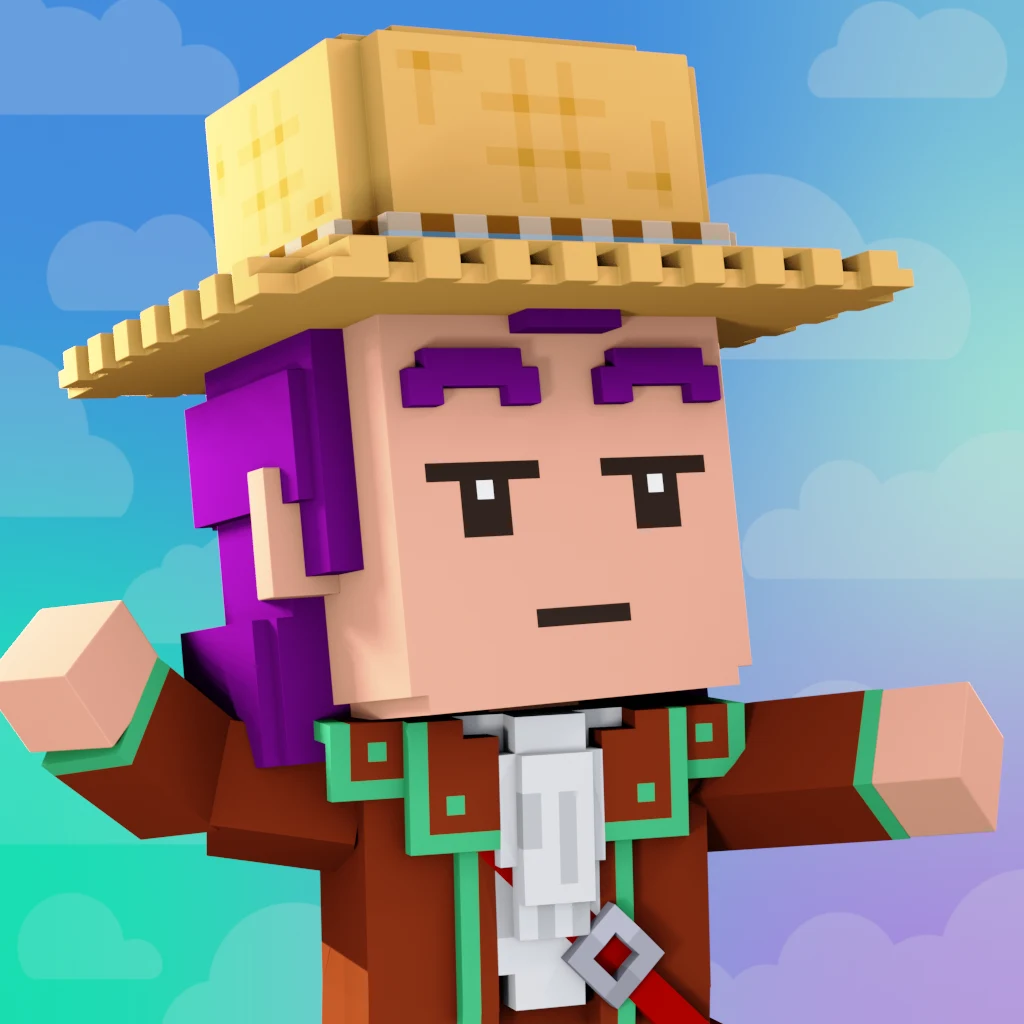 Pirate #4287 voxel render
