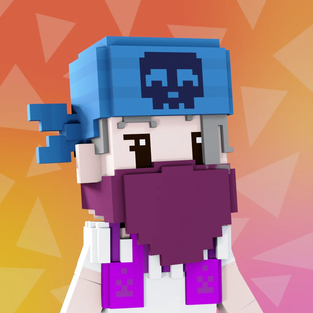 Pirate #4288 voxel render