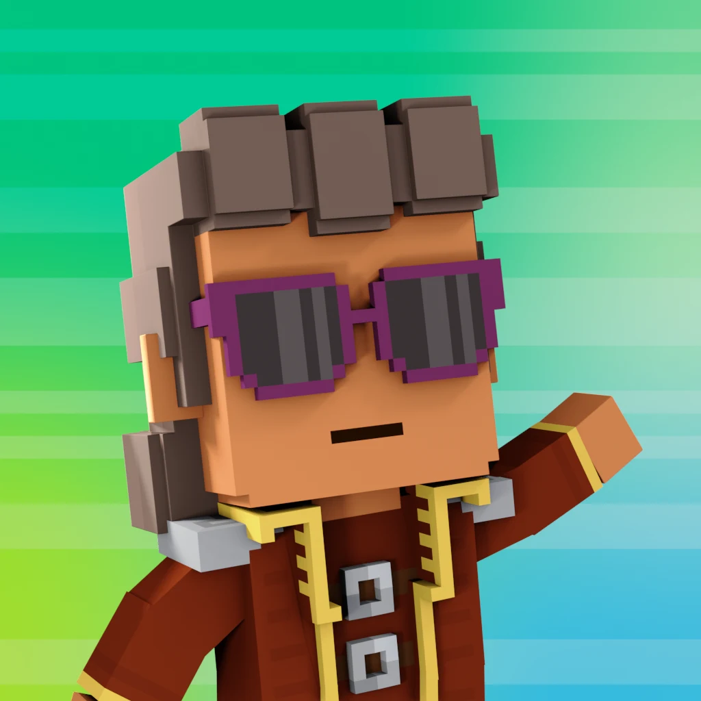 Pirate #4291 voxel render