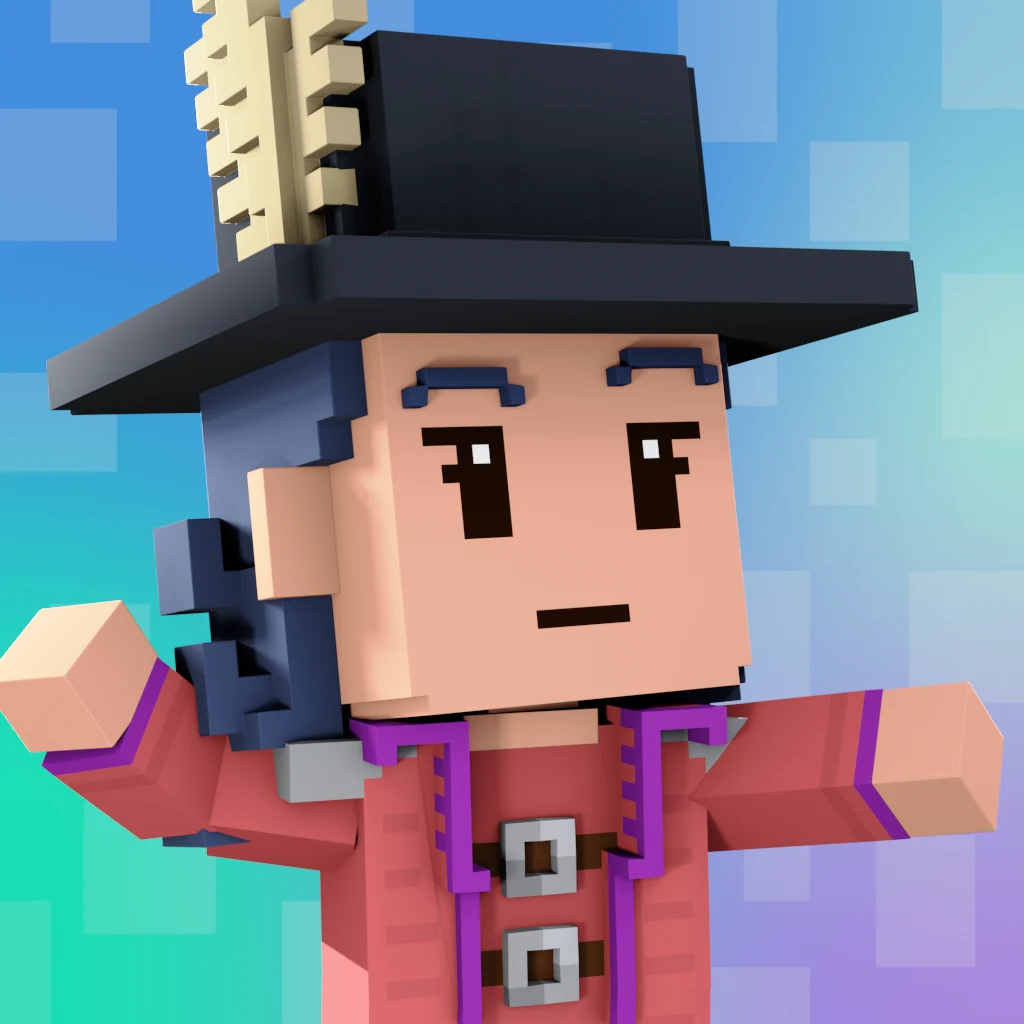 Pirate #4293 voxel render