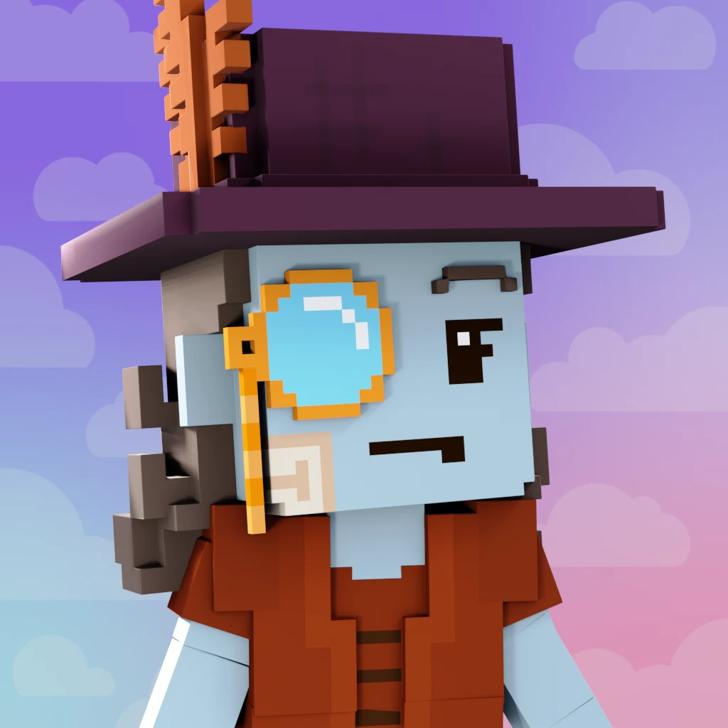 Pirate #4294 voxel render