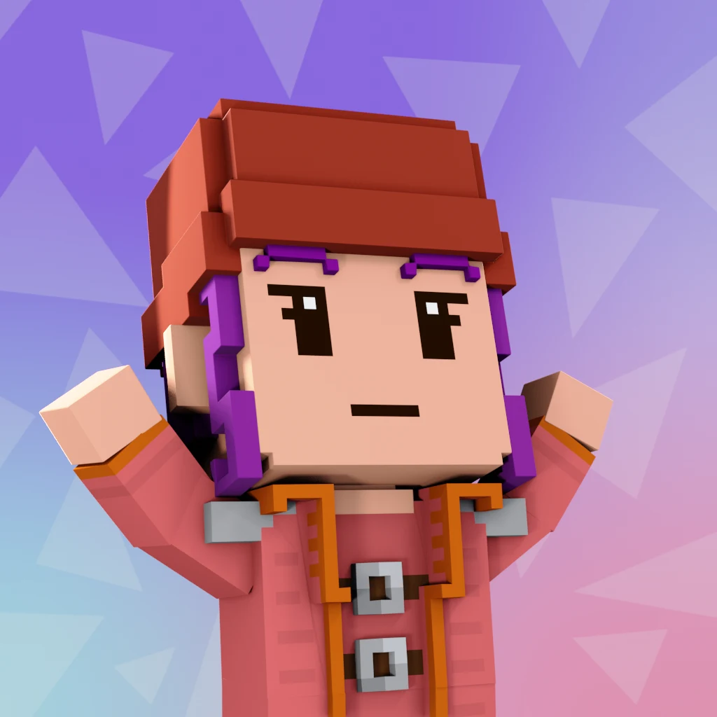 Pirate #4295 voxel render