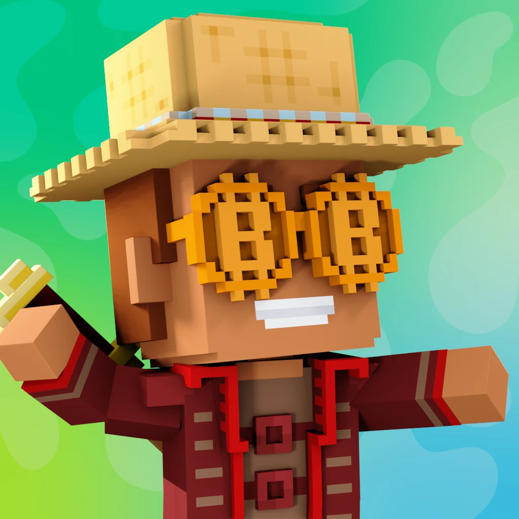 Pirate #4296 voxel render
