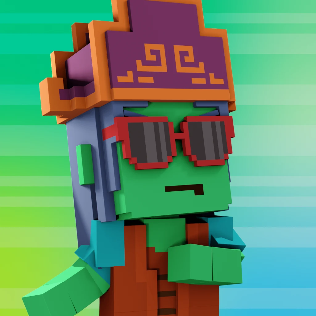 Pirate #4300 voxel render