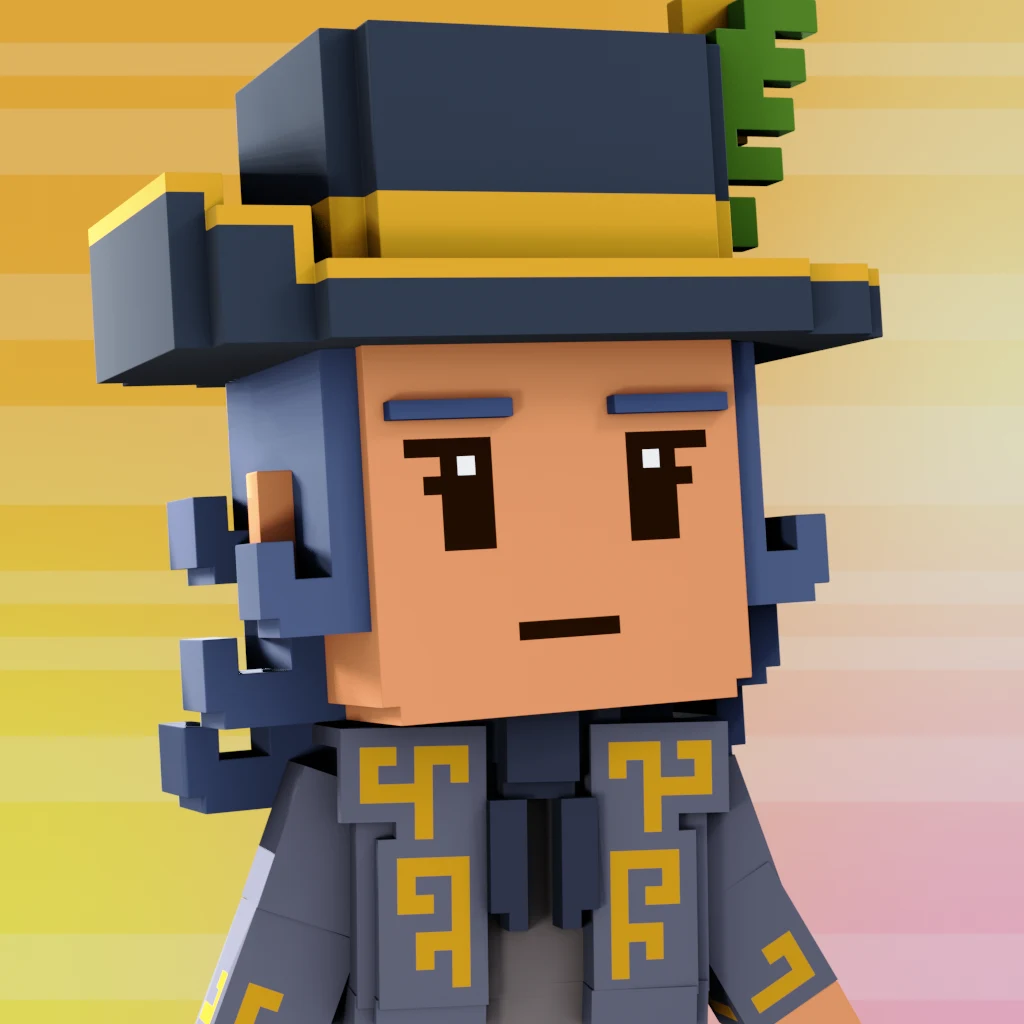 Pirate #4304 voxel render