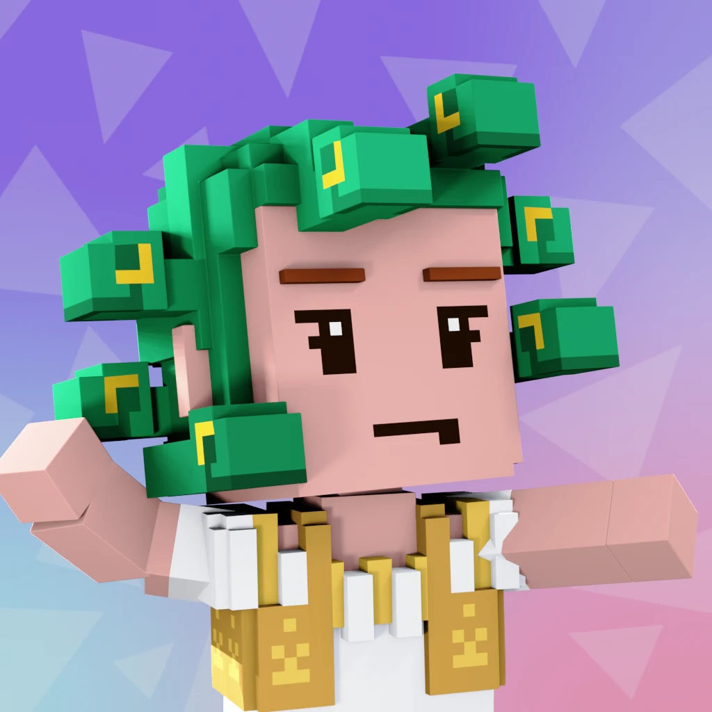 Pirate #4308 voxel render