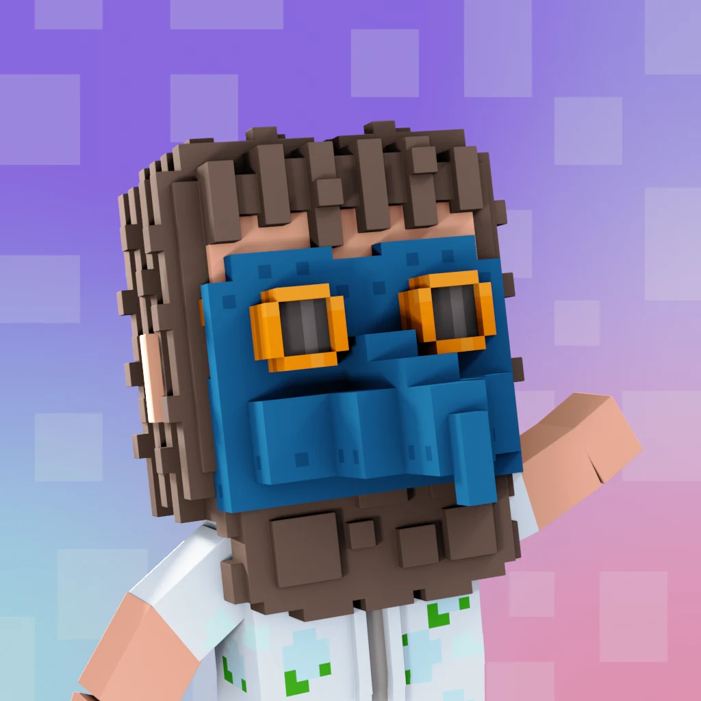 Pirate #4311 voxel render