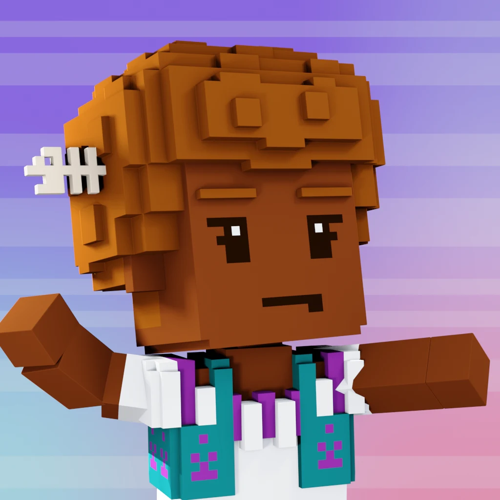 Pirate #4313 voxel render
