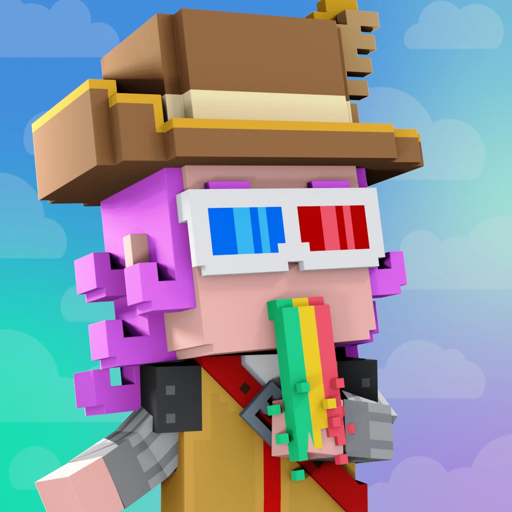 Pirate #4314 voxel render