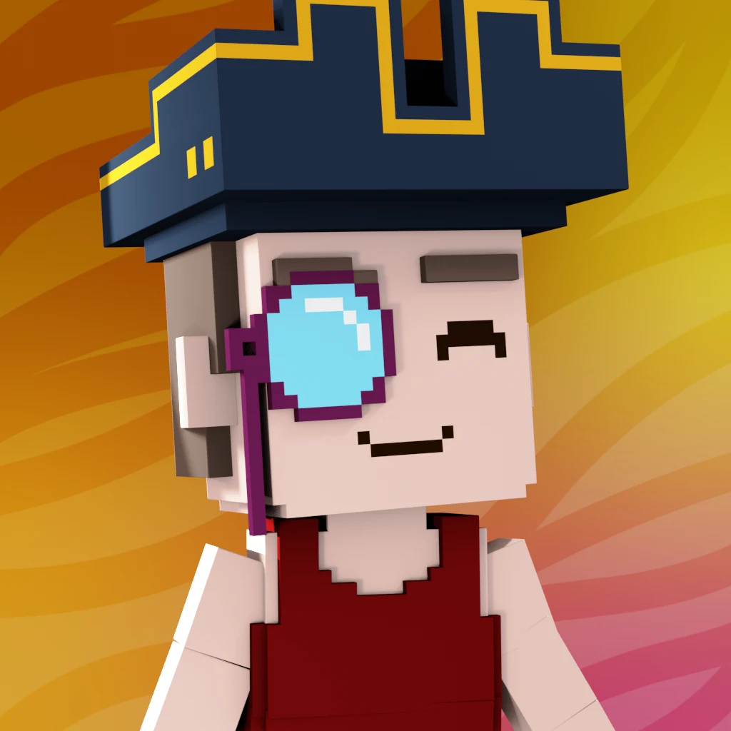 Pirate #4315 voxel render