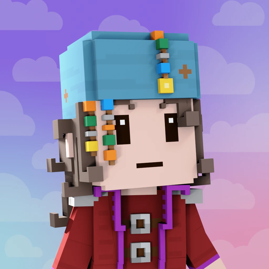 Pirate #4319 voxel render